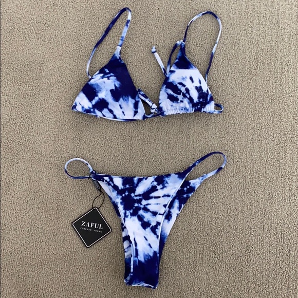 Other - blue tie dye bikini